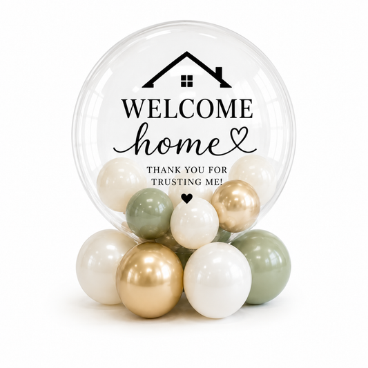 Welcome Home + Balloon Fill (Sage Green)