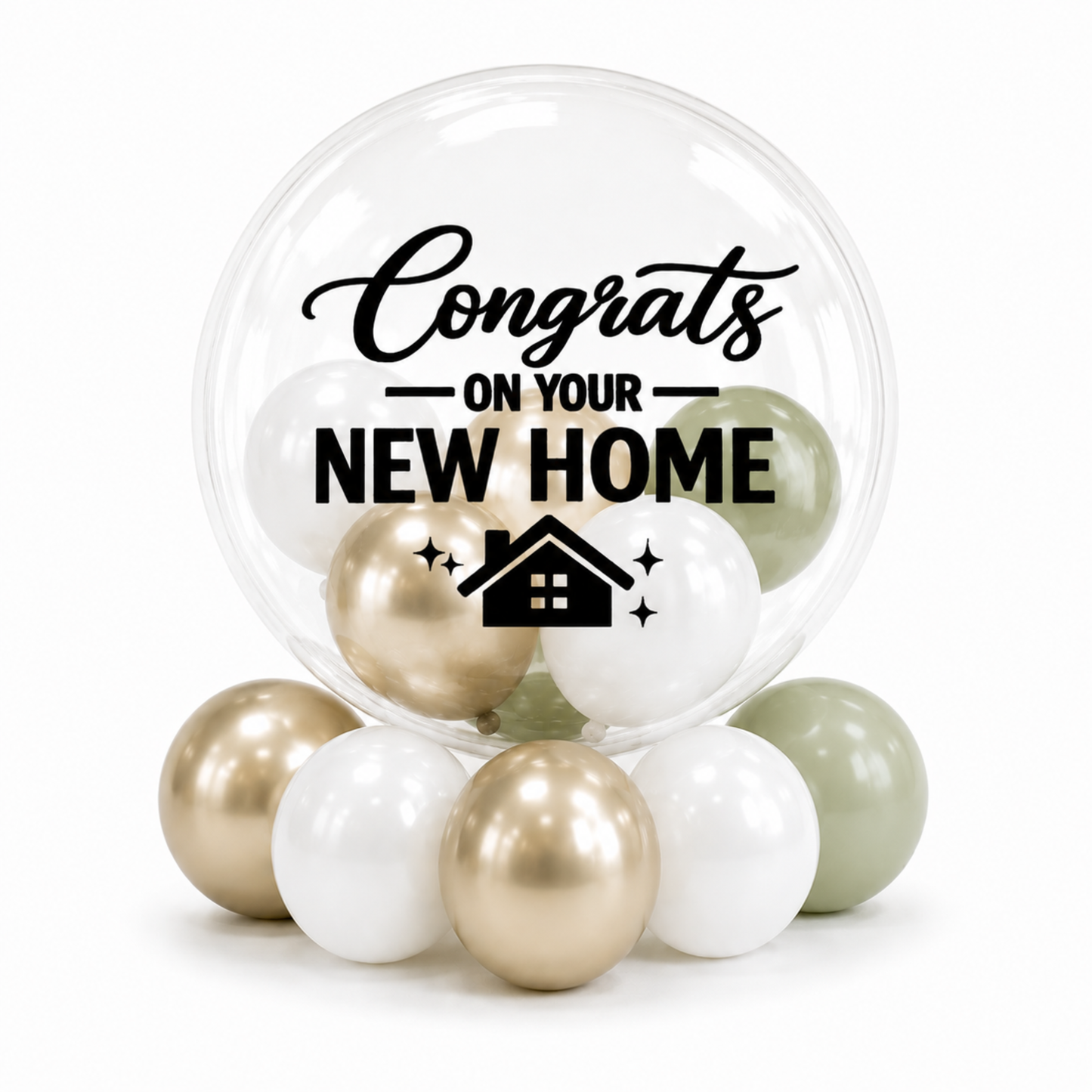 Congrats On Your New Home + Balloon Fill