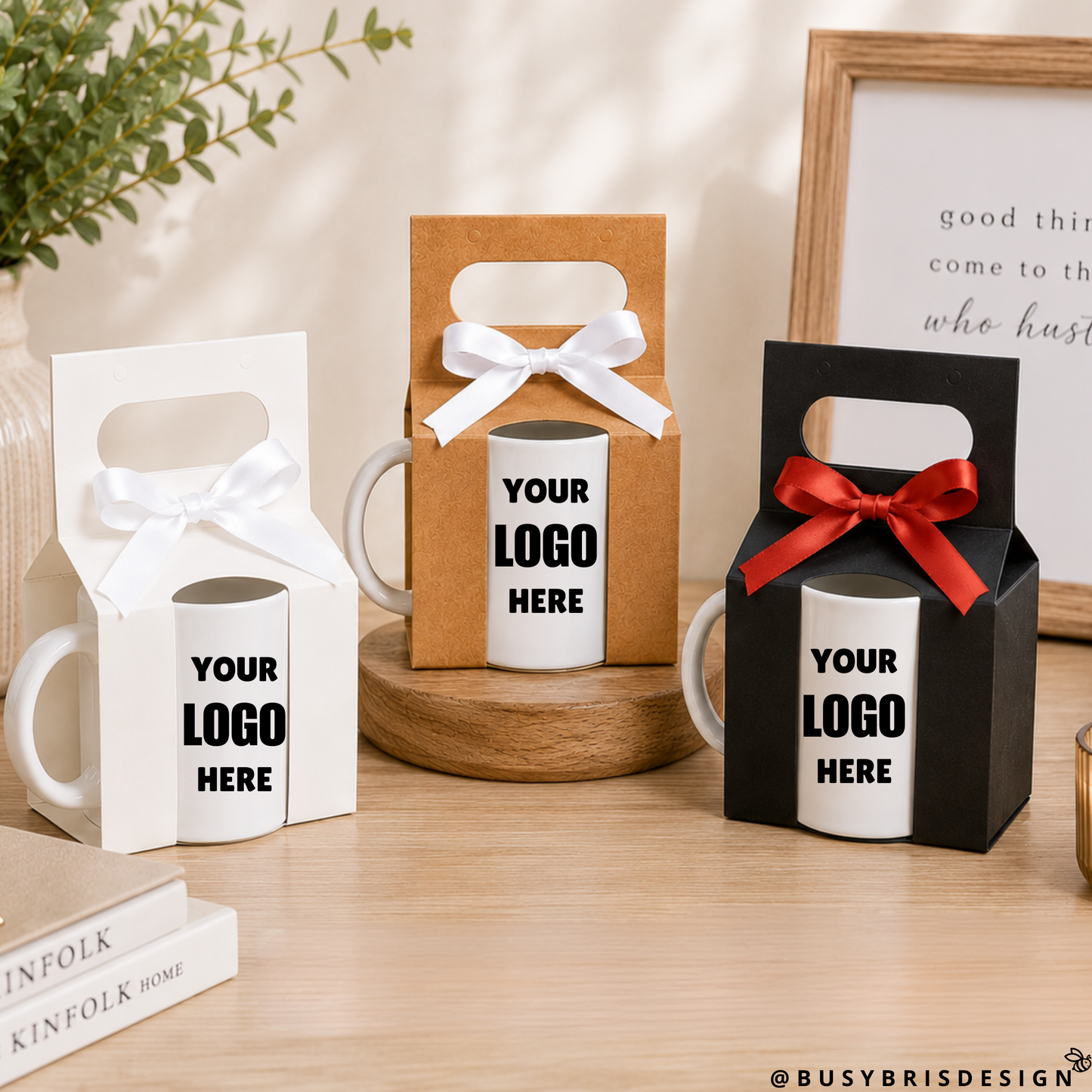 Custom Logo Mug Gift Set