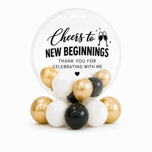 Cheers to New Beginnings + Balloon Fill