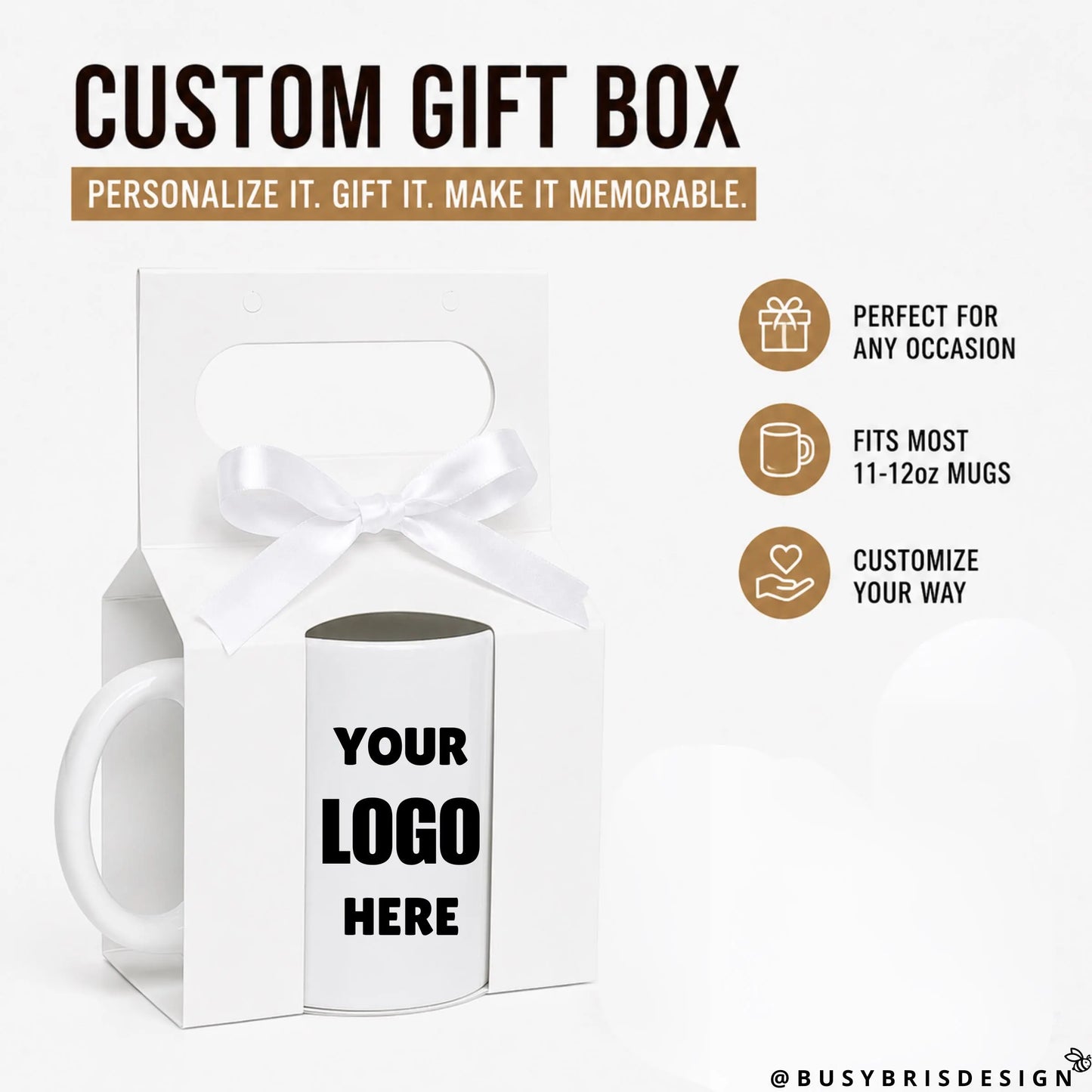 Custom Logo Mug Gift Set